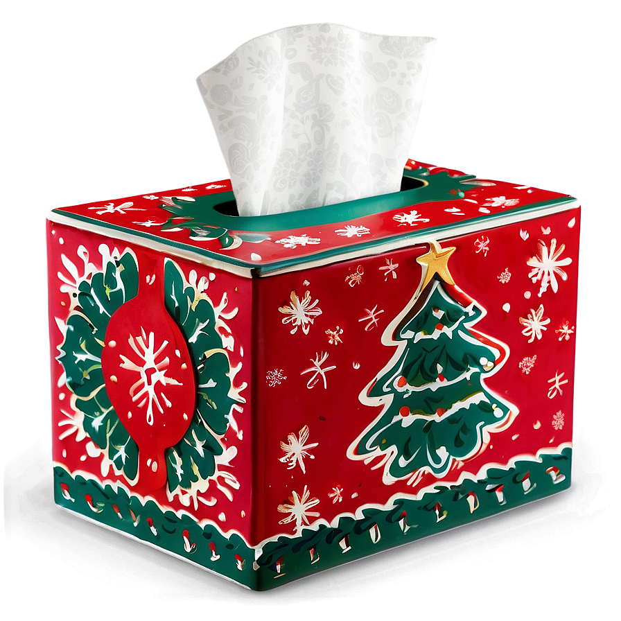 Holiday Tissue Box Png 06132024 PNG