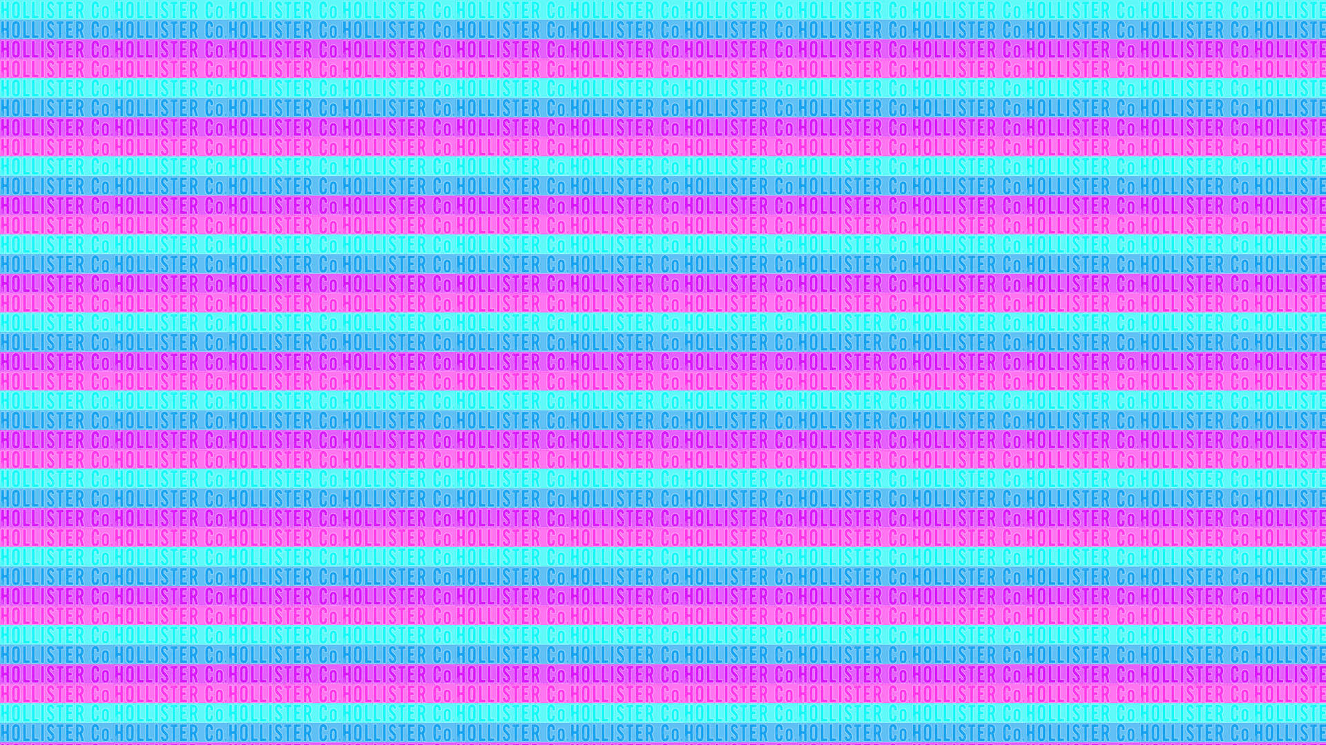 Hollister Neon Pink And Blue Poster Wallpaper