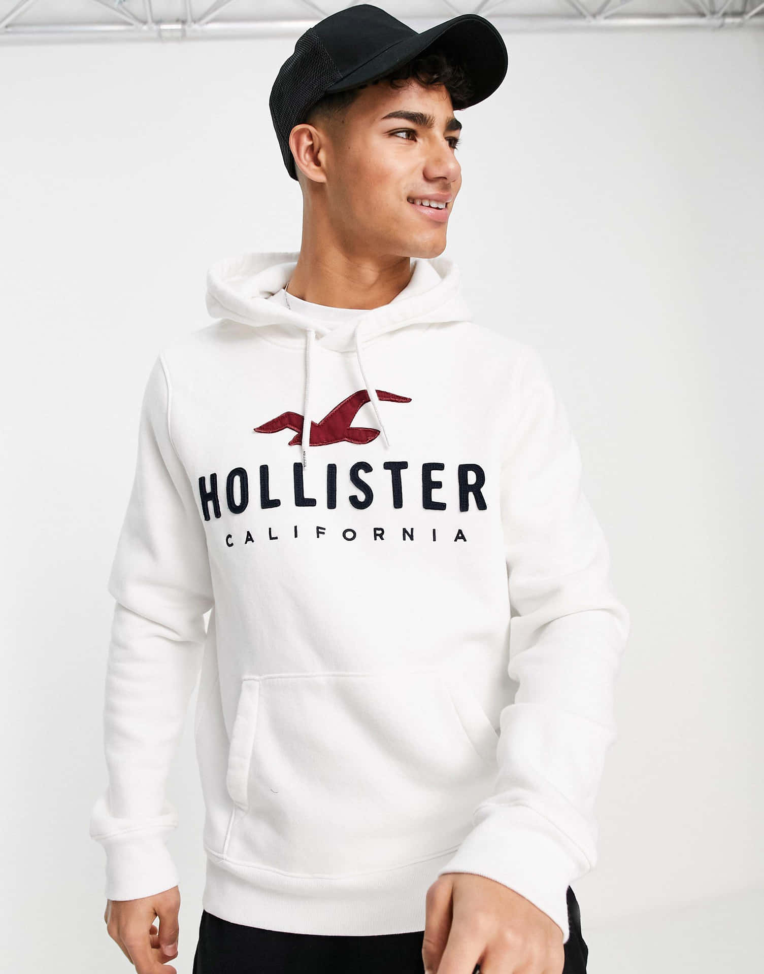 Hollistercalifornia Hoodie - Weiß