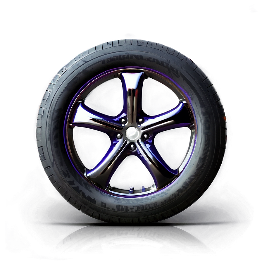 Hollow Spoke Car Wheel Png 06122024 PNG