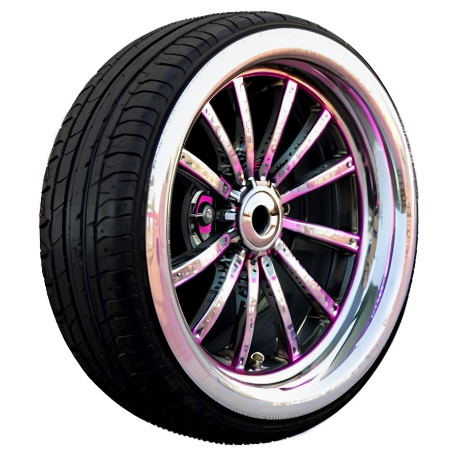 Hollow Spoke Car Wheel Png Kmx PNG