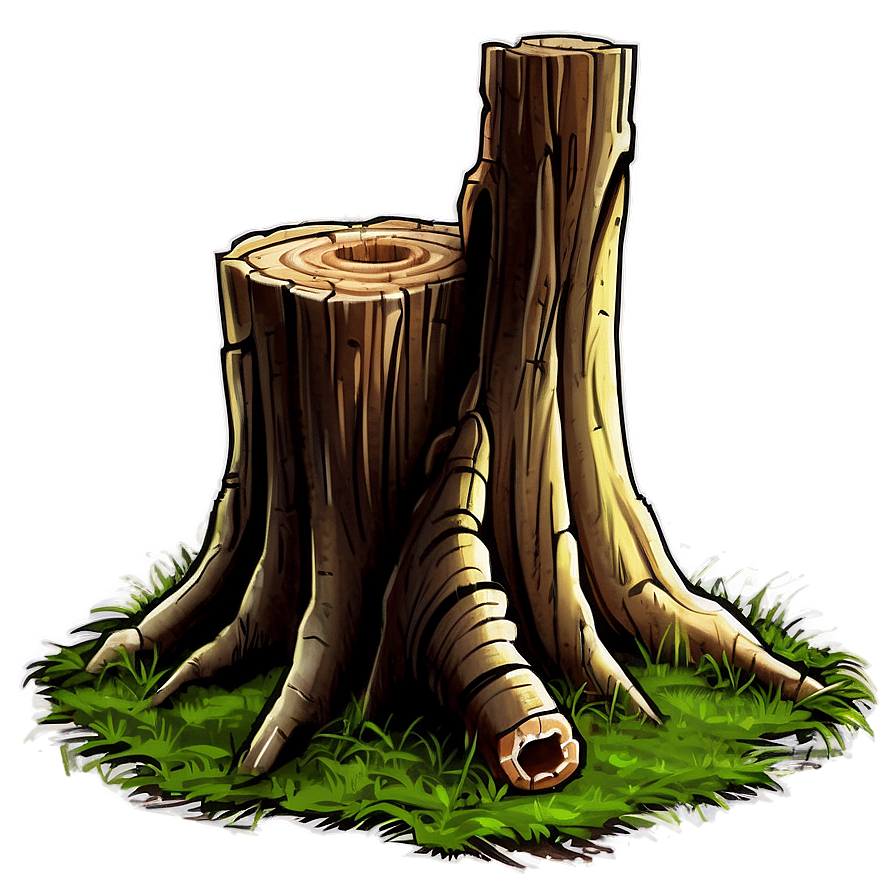 Hollow Tree Stump Png 06132024 PNG