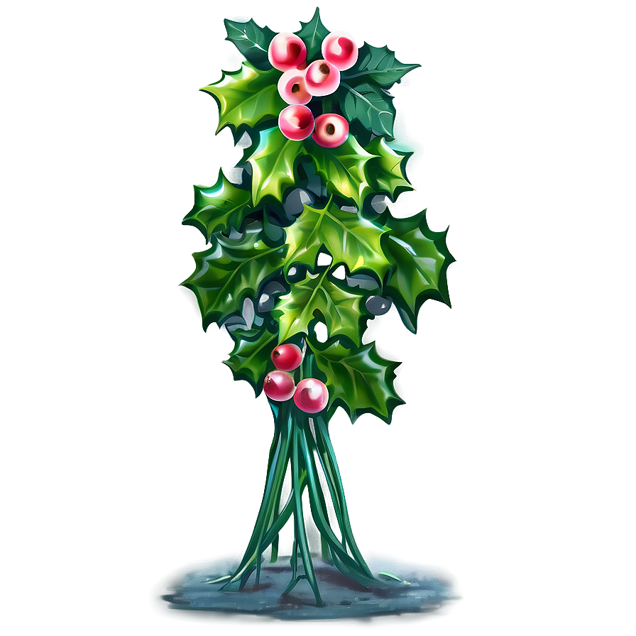 Download Holly And Ivy Png Xwd | Wallpapers.com