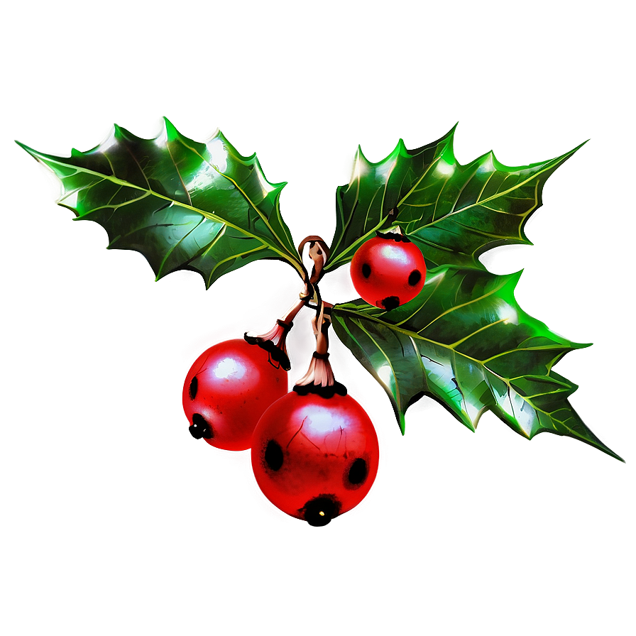 Download Holly Berries Png Tll | Wallpapers.com