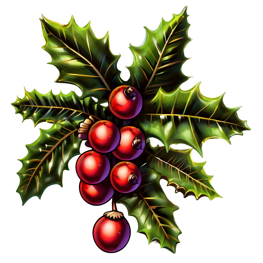 Holly Bunch Png Qgy PNG