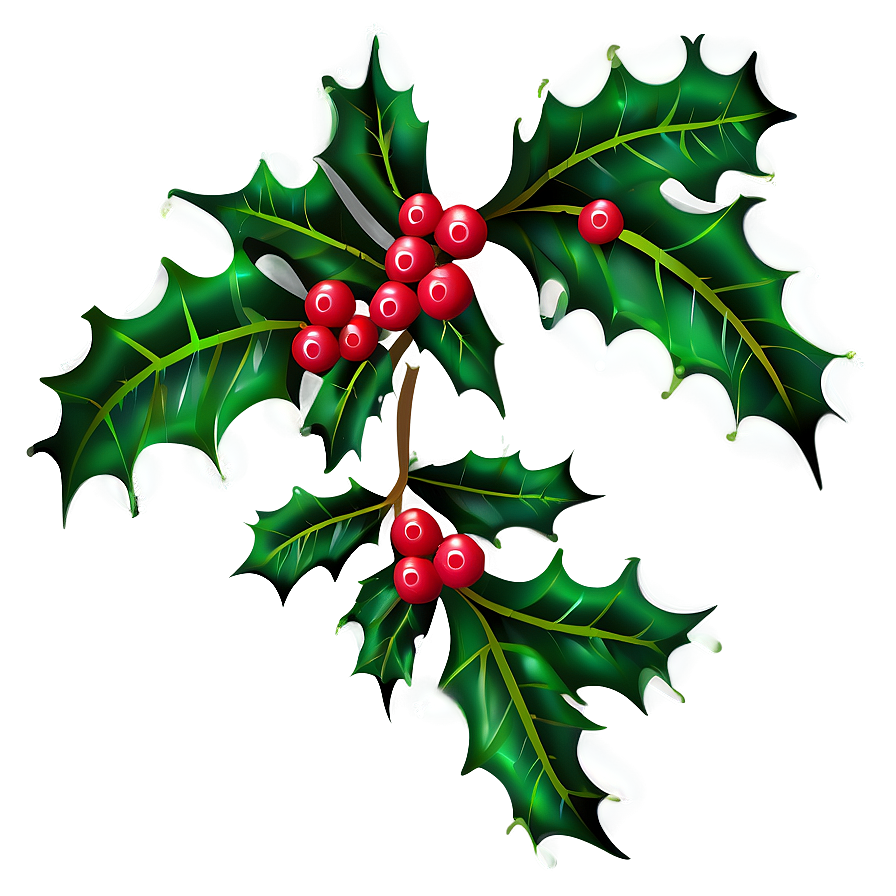 Download Holly Pattern Png 05252024 | Wallpapers.com