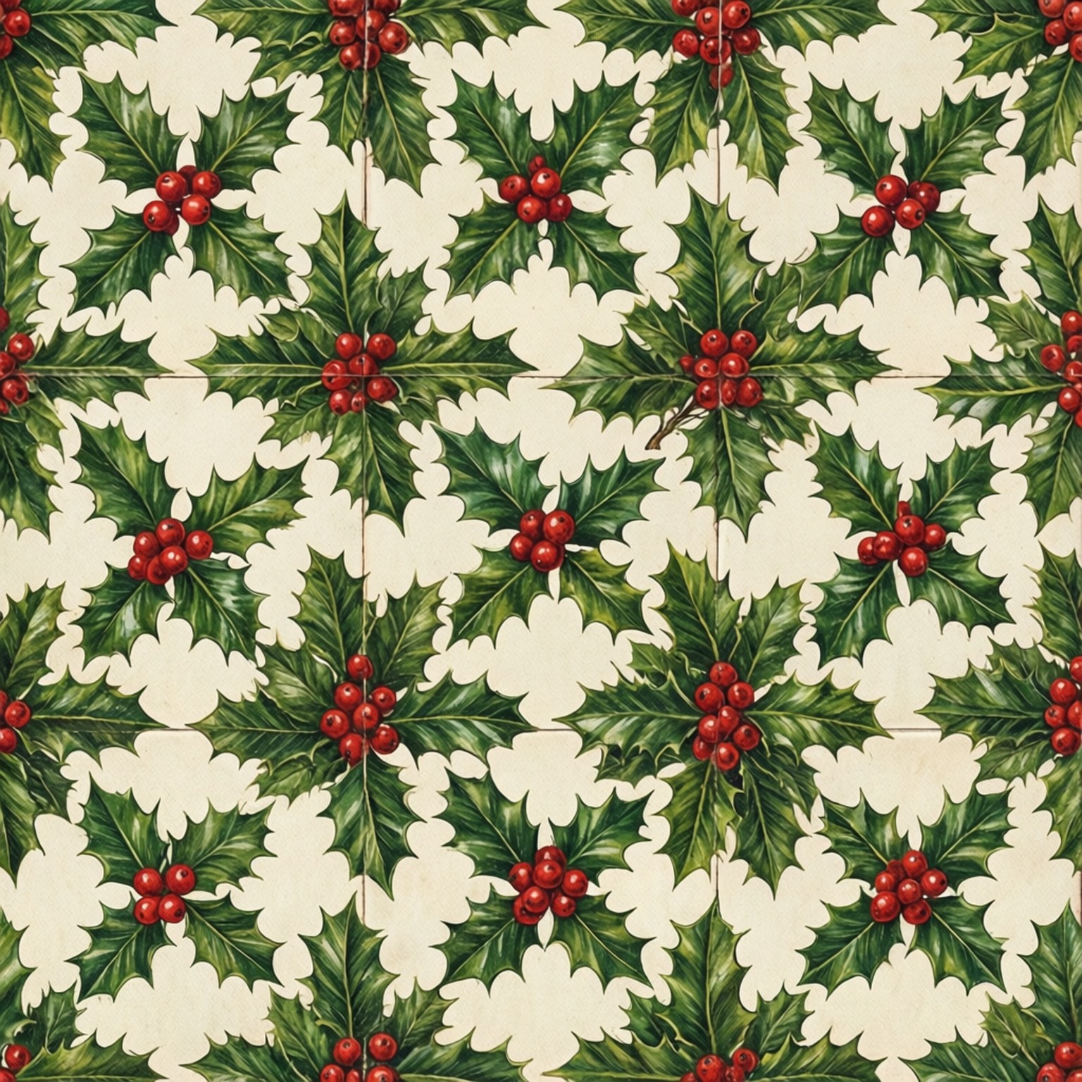 Pola Mulus Holly Wallpaper