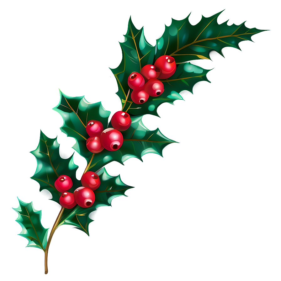 Download Holly Sprig Png Fqc3 | Wallpapers.com