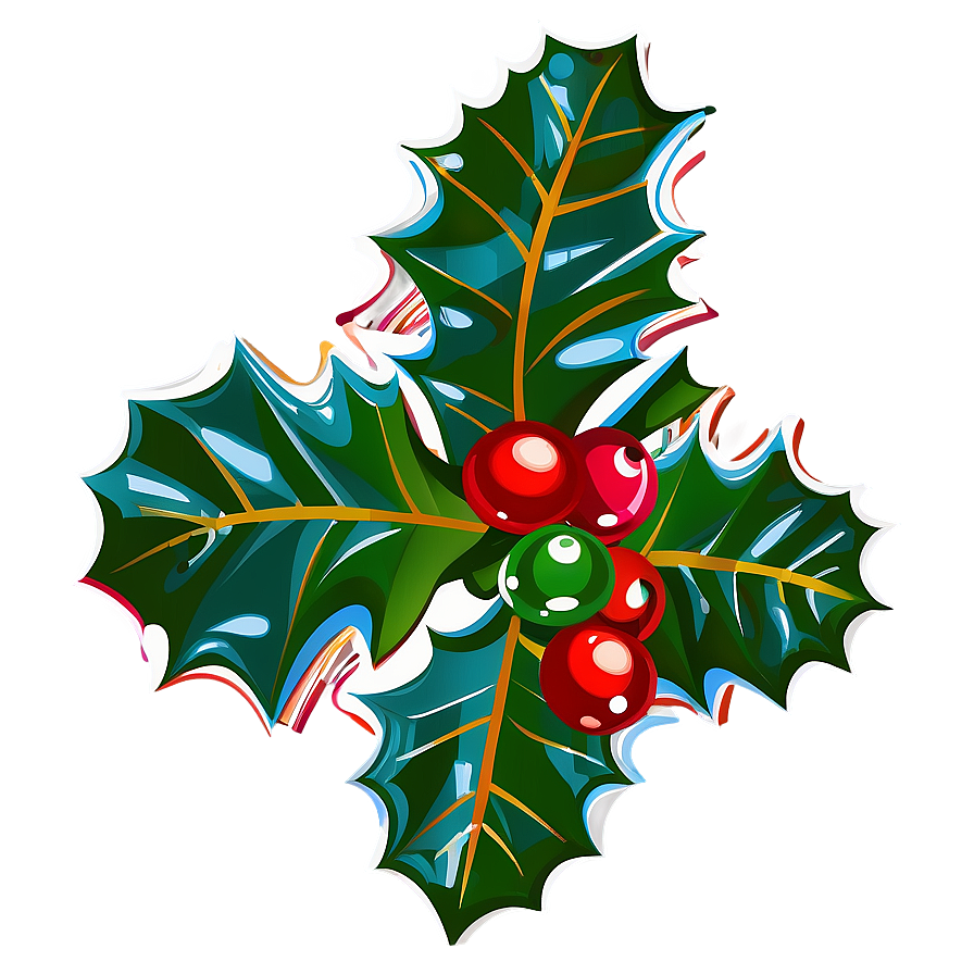 Holly Vector Png 05252024 PNG