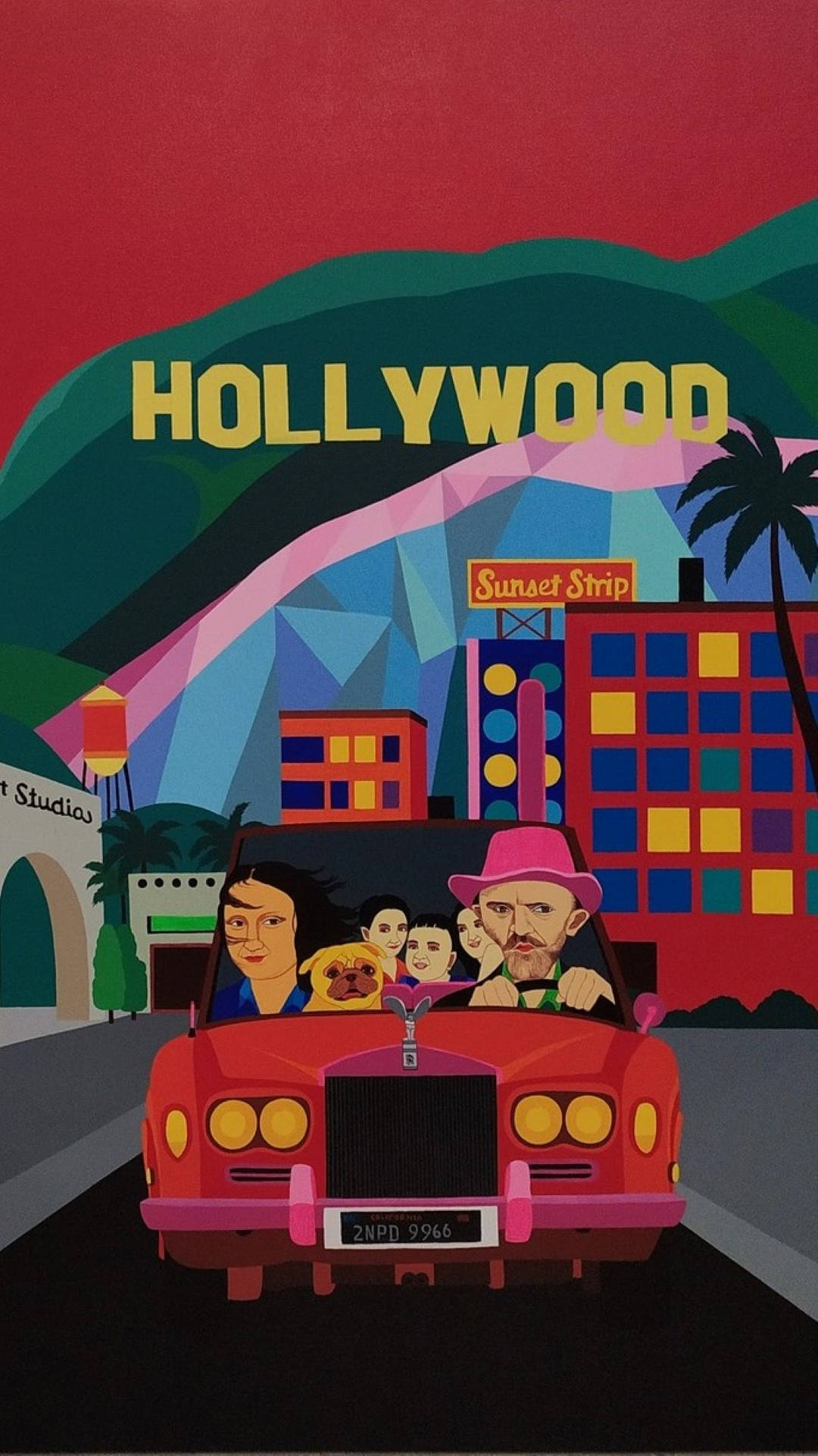 Hollywood Pop Art Wallpaper