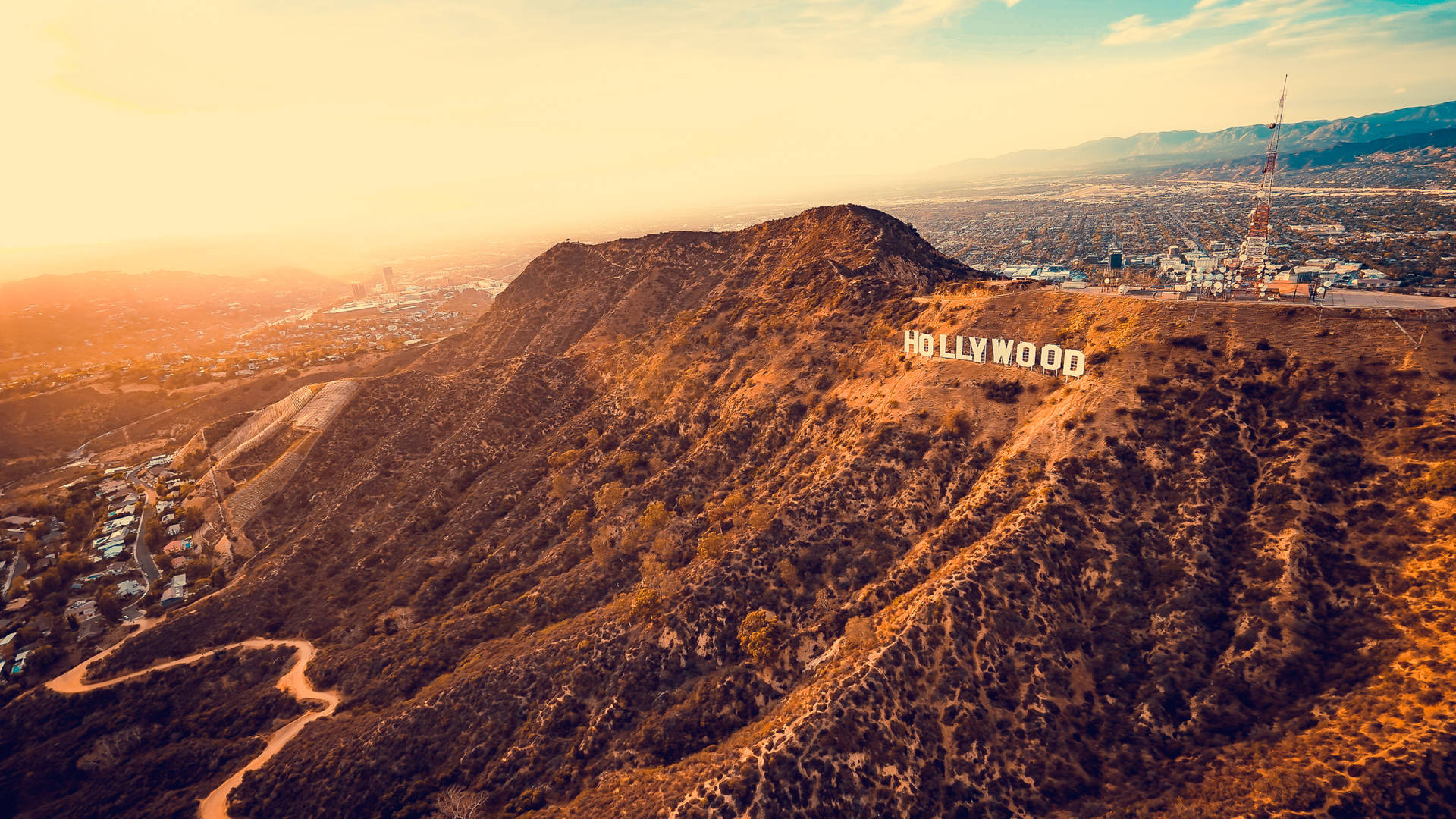 Hollywood Sign In Los Angeles 4k Wallpaper