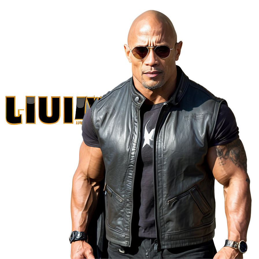 Hollywood Star The Rock Png Dho PNG