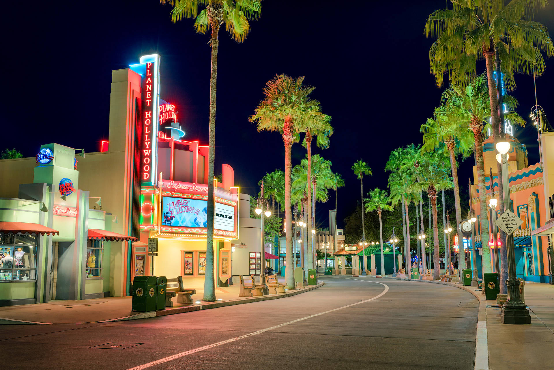 Hollywoodstreet Royal Palms - Palmas Reales De Hollywood Fondo de pantalla