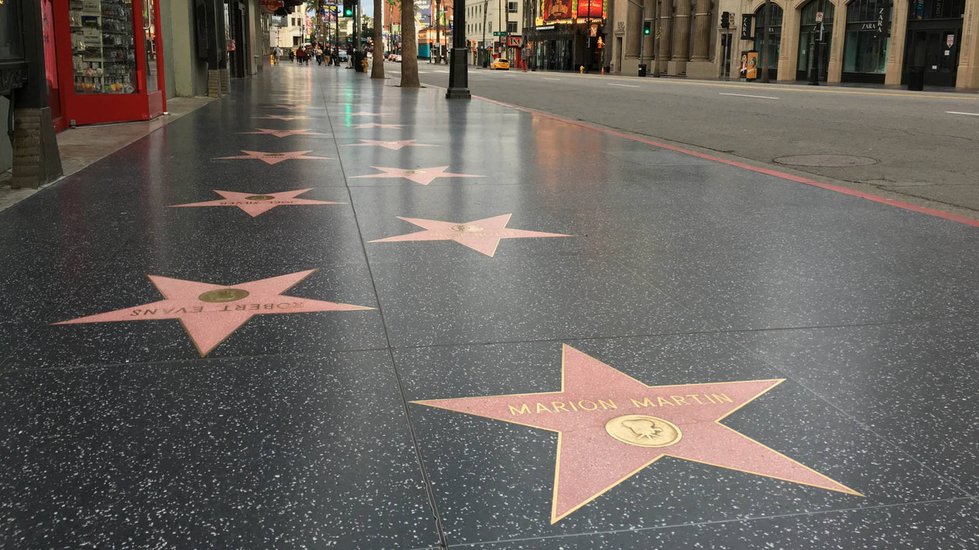 Hollywood Walk Of Fame Alley