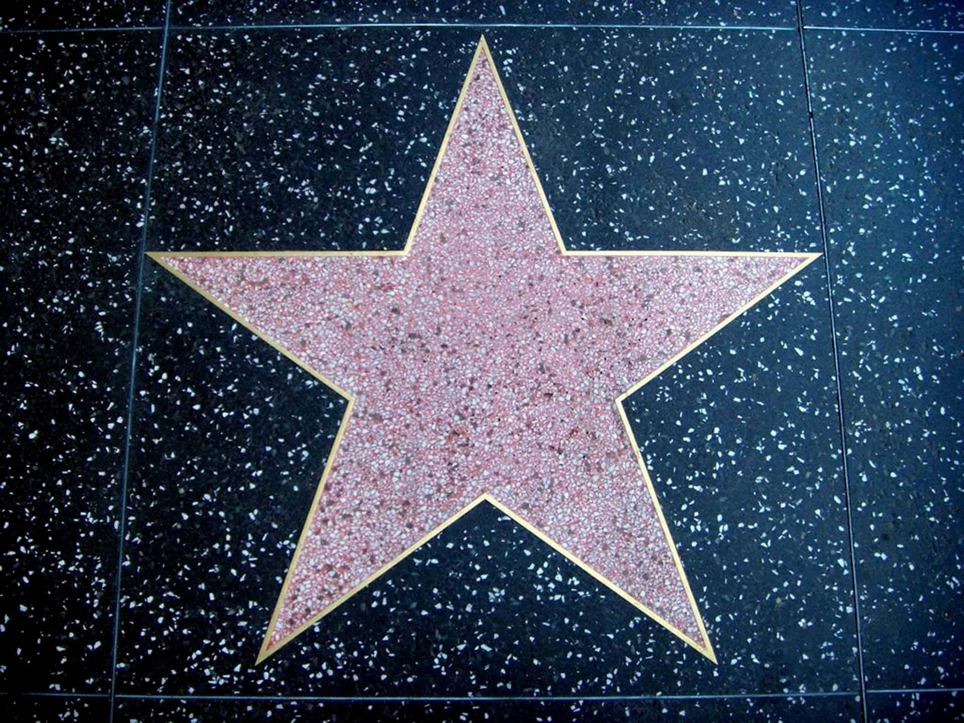 Hollywood Walk Of Fame Blank Star