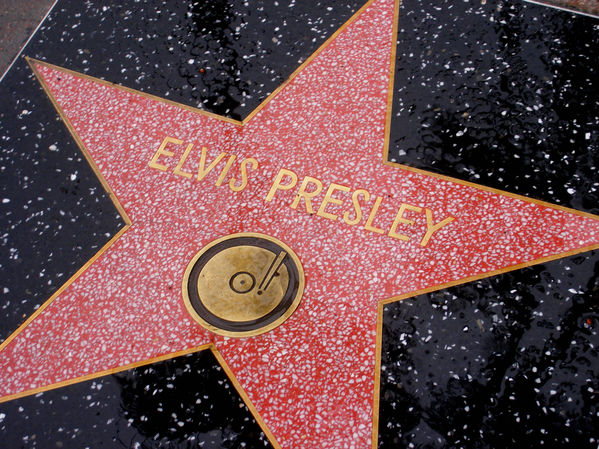 Hollywood Walk Of Fame Elvis Presley Wallpaper