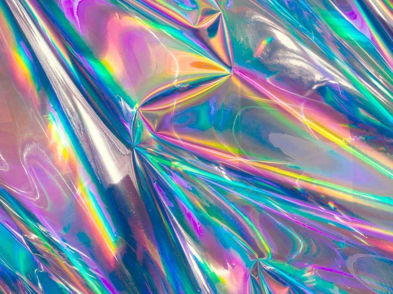 a close up of a shiny holographic fabric