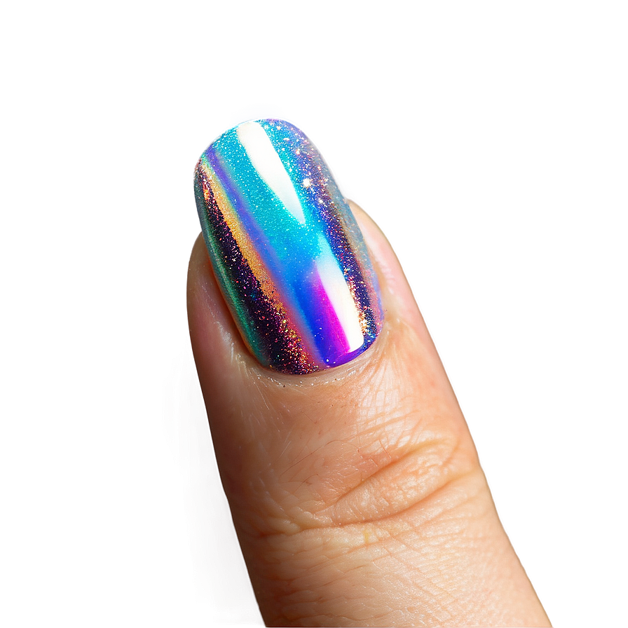 Holographic Acrylic Nails Inspiration Png Rgp54 PNG