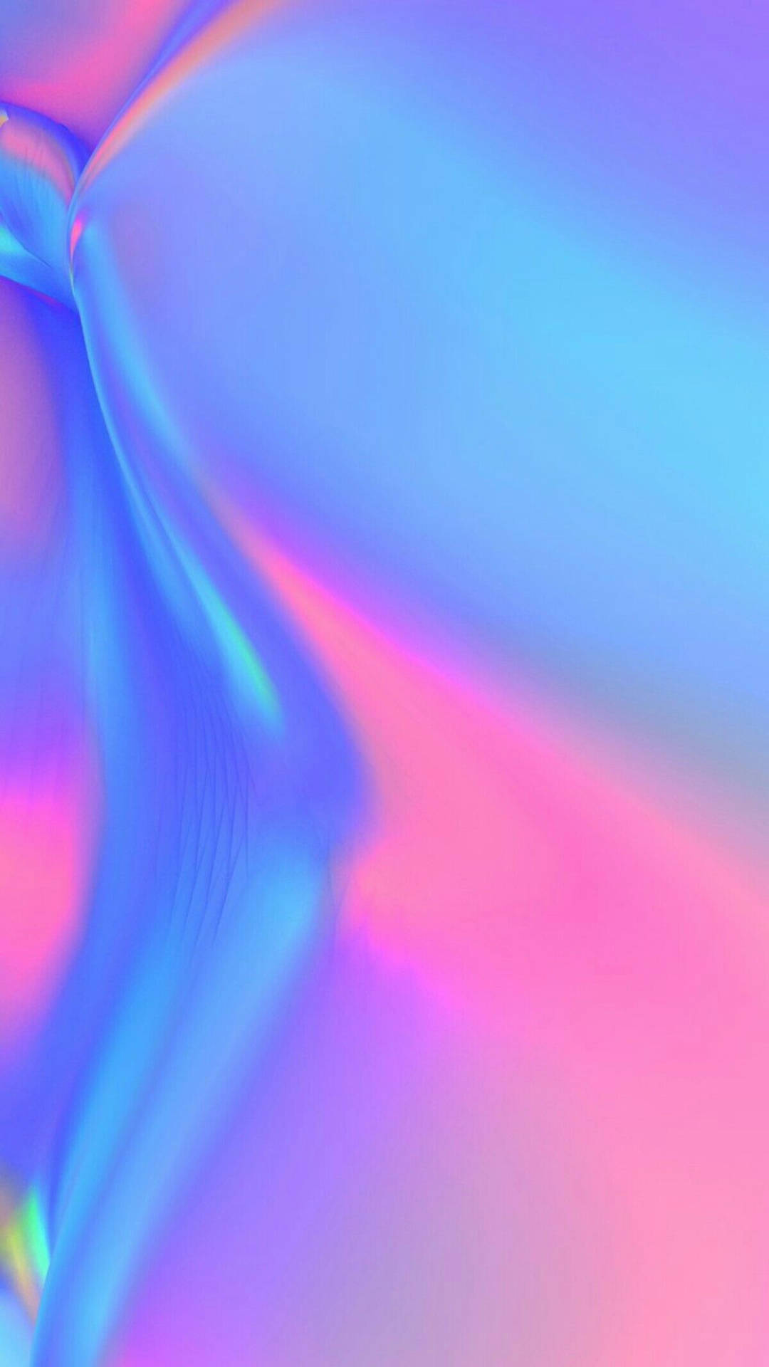 Holografisk baggrund med let lilla iPhone-etuier Wallpaper