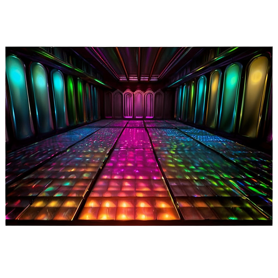 Holographic Dance Floor Png Iiv PNG