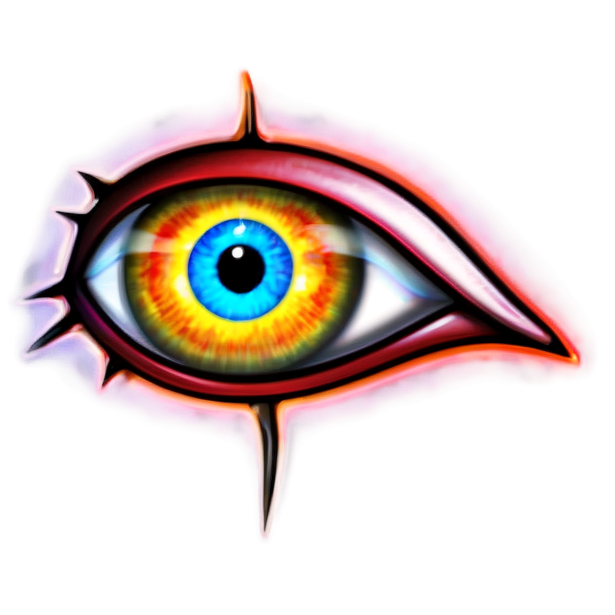 Download Holographic Evil Eye Png 05232024 | Wallpapers.com