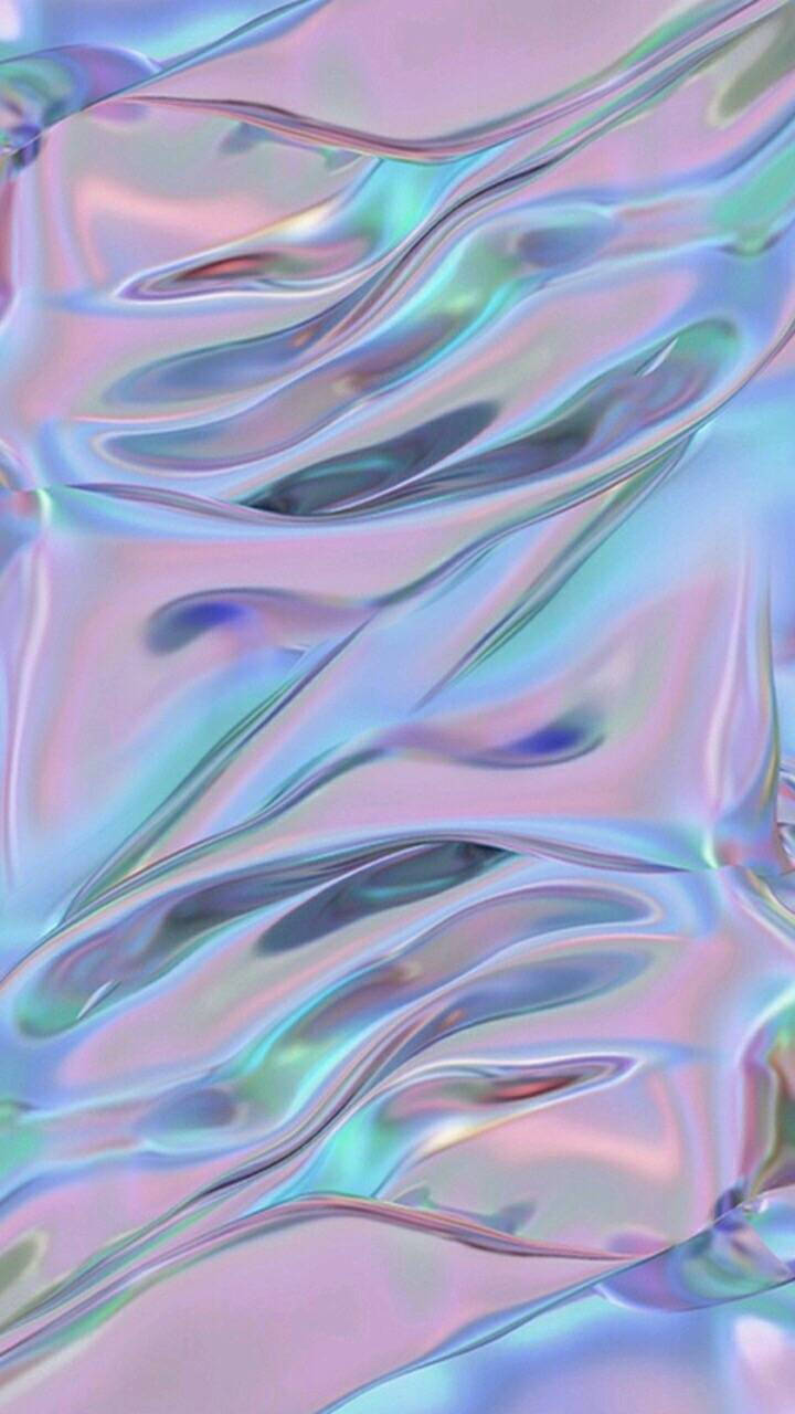 Holografisk pastel lilla Tumblr æstetik Wallpaper