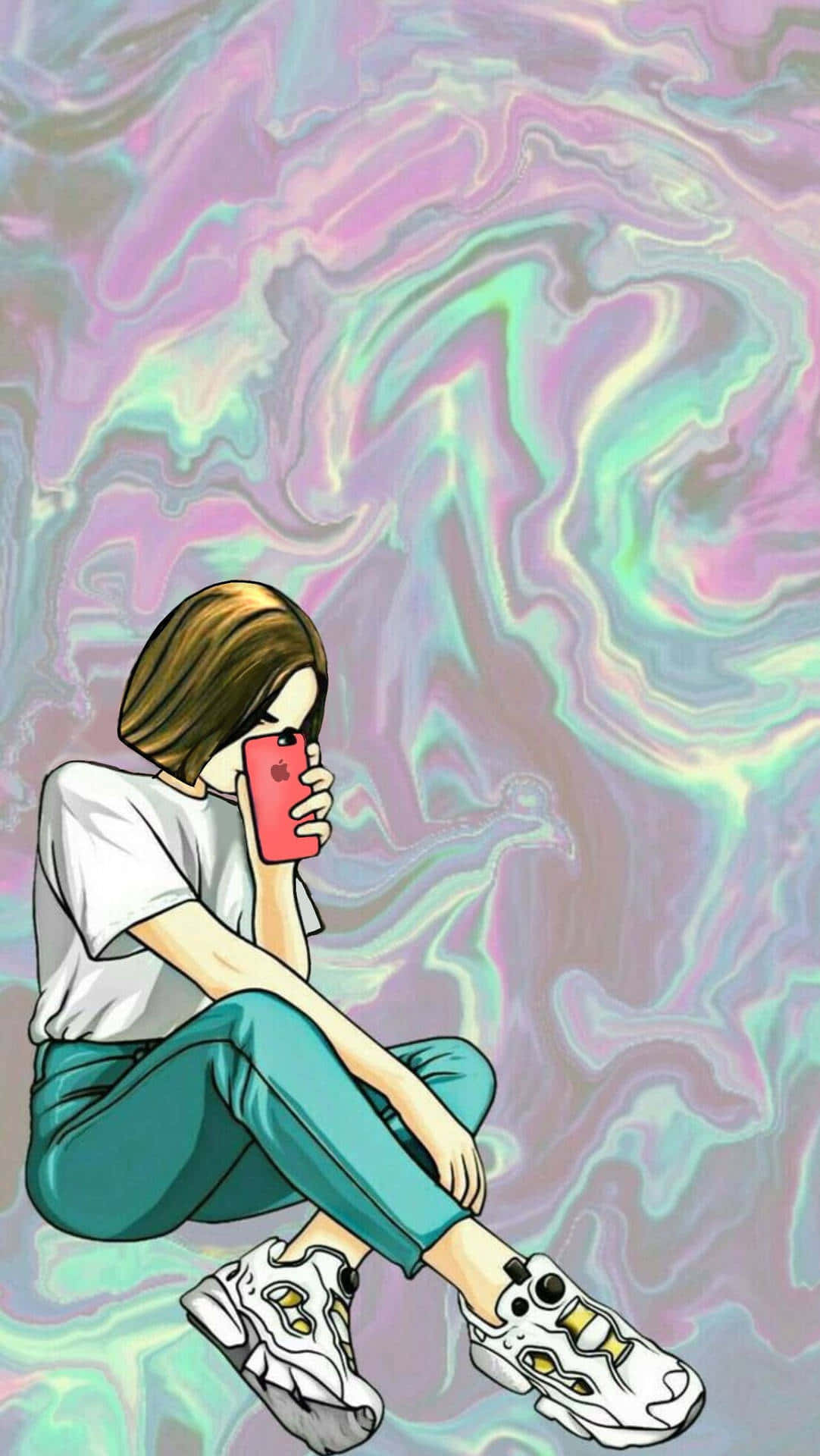 Holographischesprofilbild Für Instagram Wallpaper