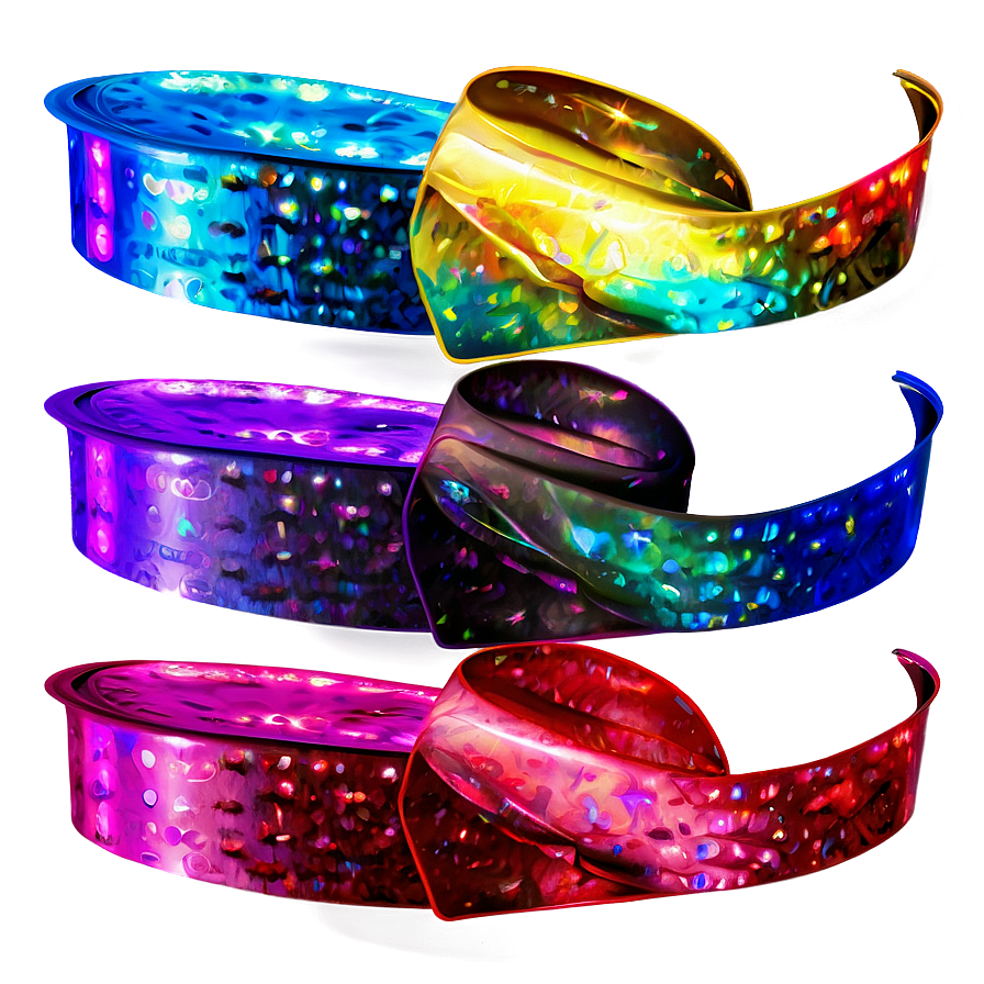 Holographic Ribbon Shine Png Htd99 PNG