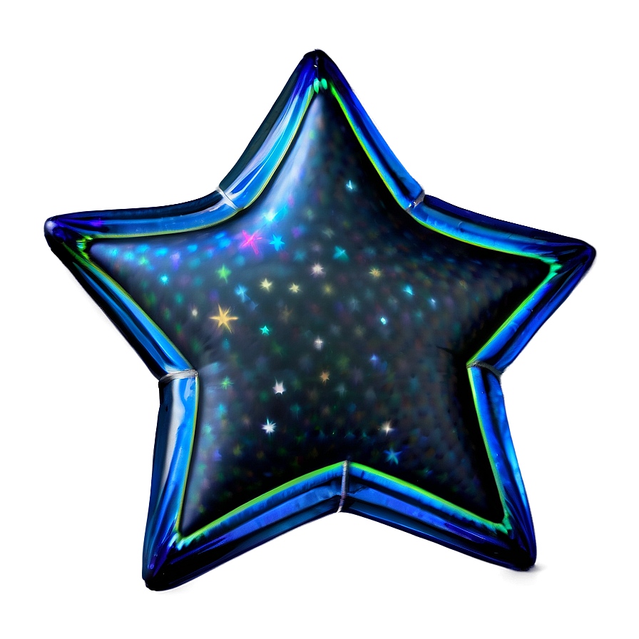 Holographic Stars Transparent Png 22 PNG