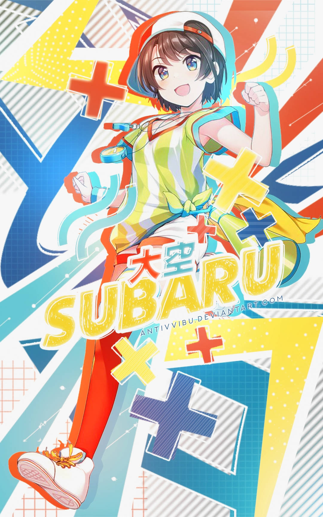 Hololive's Subaru Poster Wallpaper