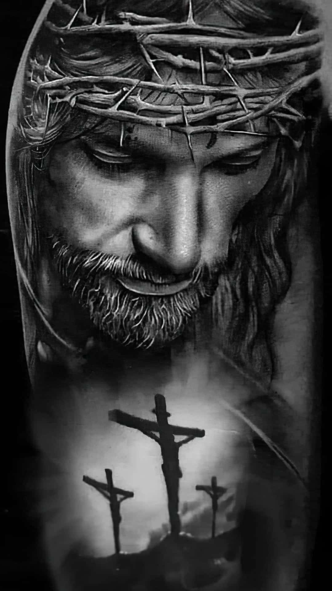 100 Jesus Cross Forearm Tattoo Design png  jpg 2023