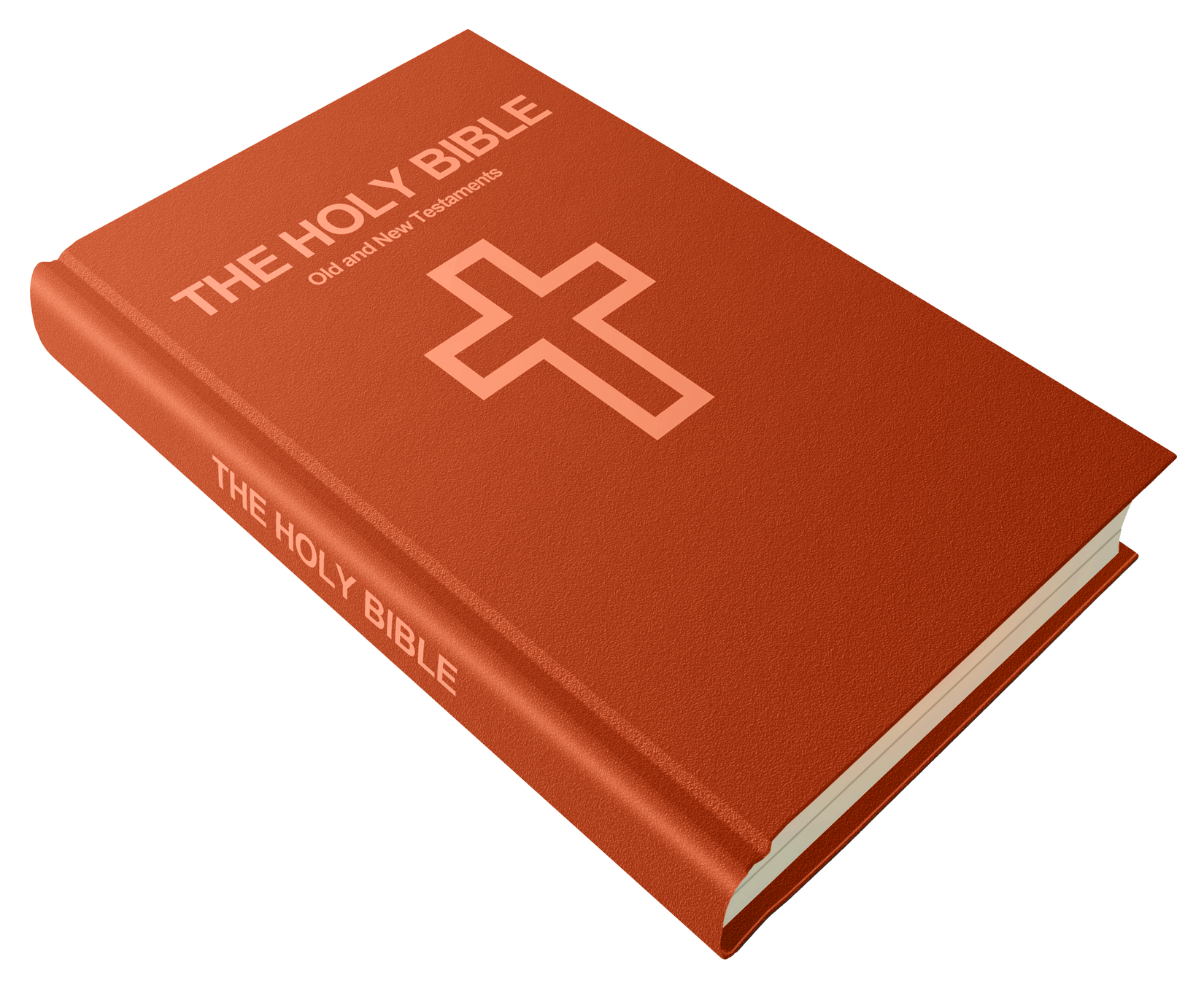 Holy Bible Book Cover PNG