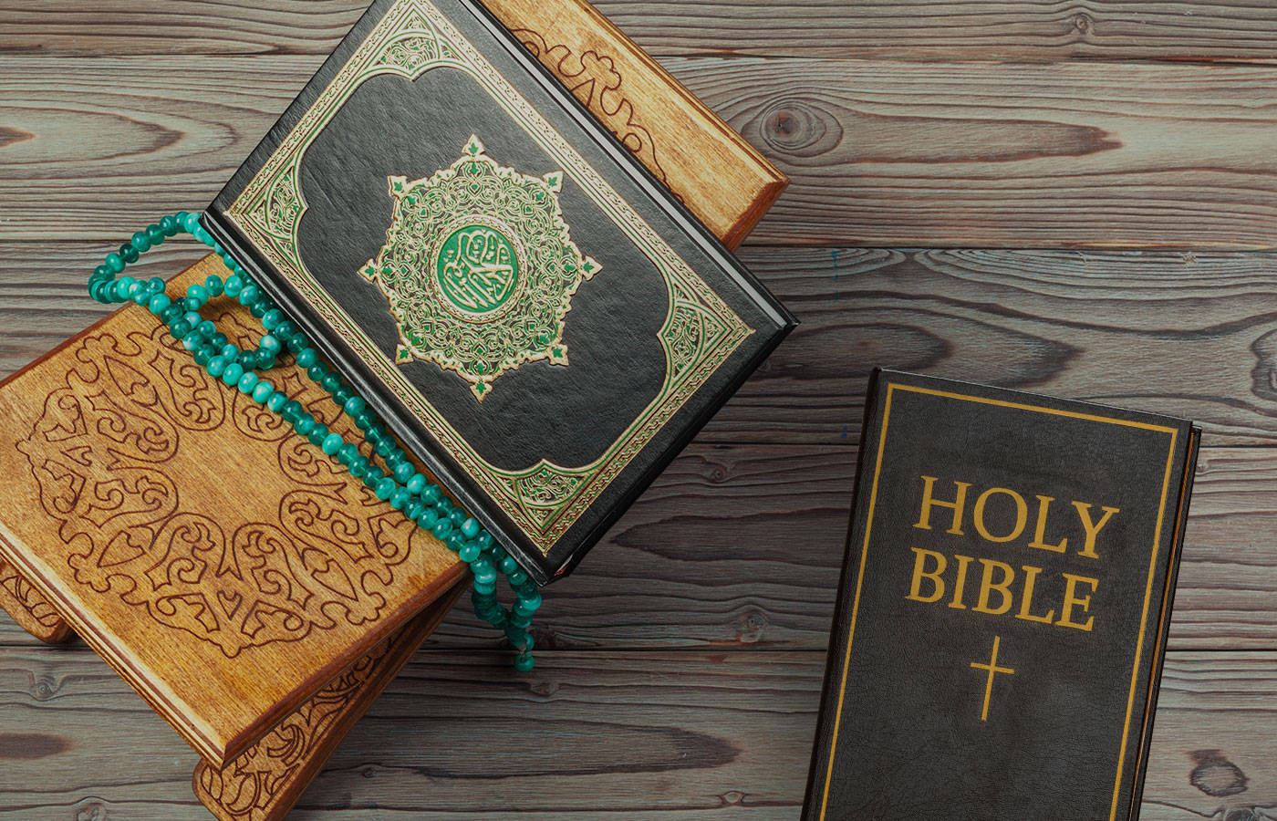 Holy Bible Of The Christianity Religion Background