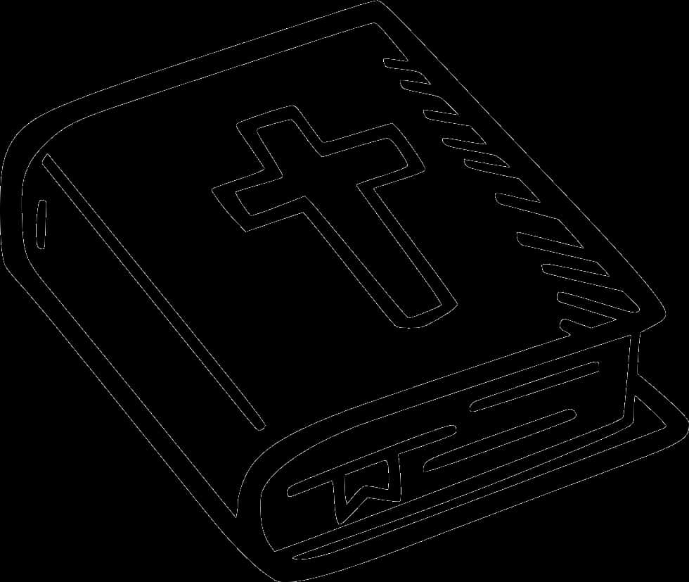 Holy Bible Outline PNG