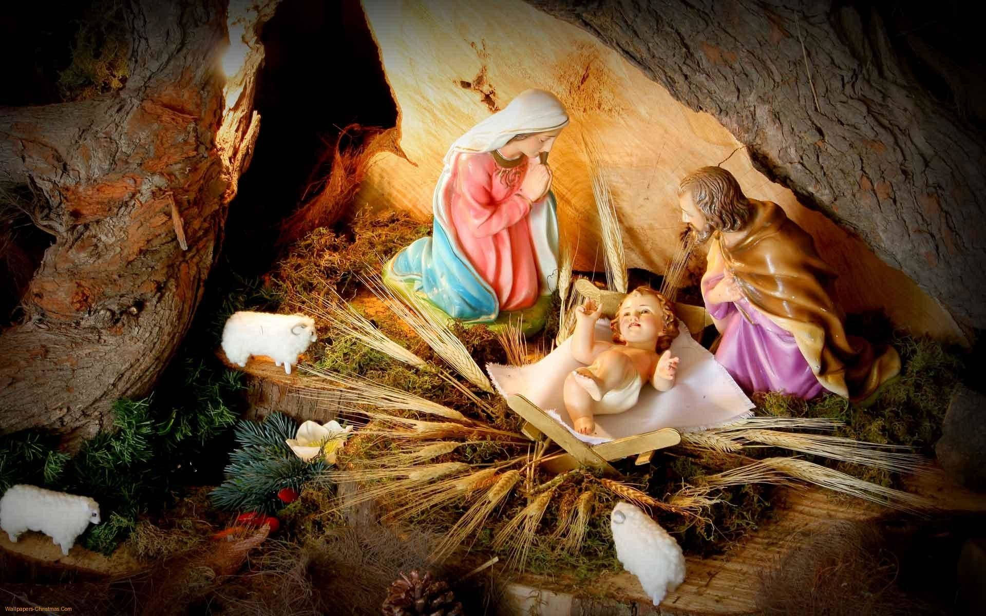 Holy Family With Newborn Jesus Picture