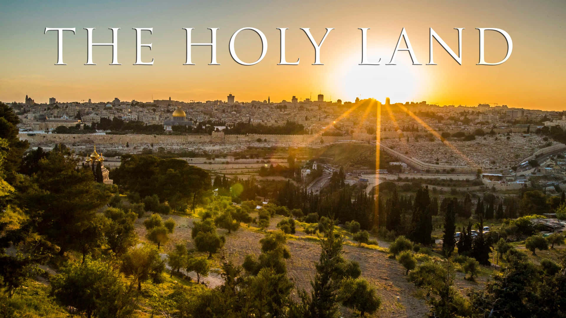 A Panoramic View of the Holy Land Wallpaper