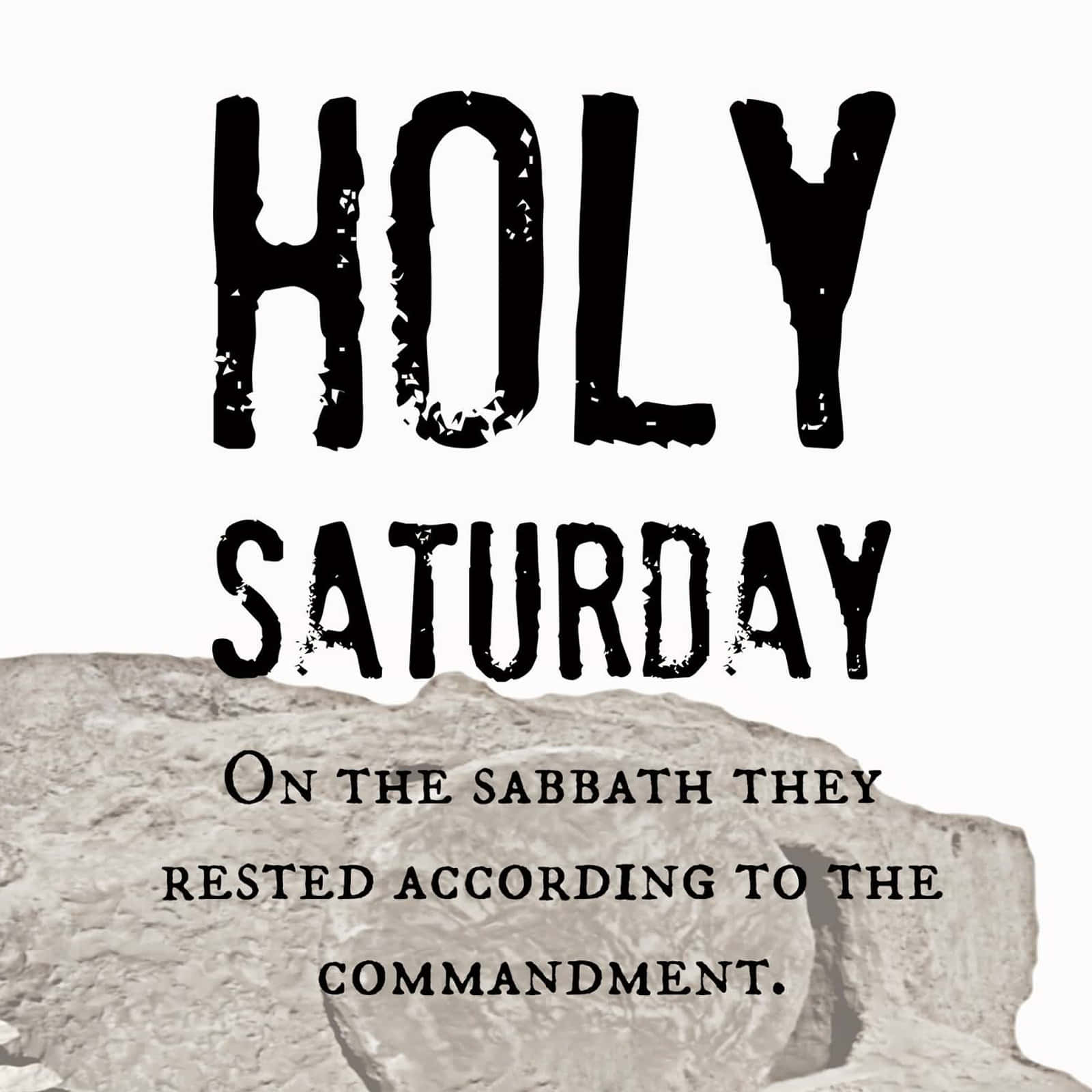 Celebrate Holy Saturday with a warm heart. Wallpaper