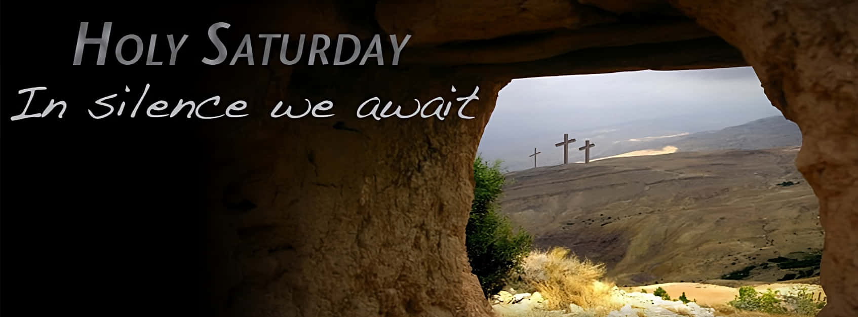 A peaceful scene of Holy Saturday Wallpaper