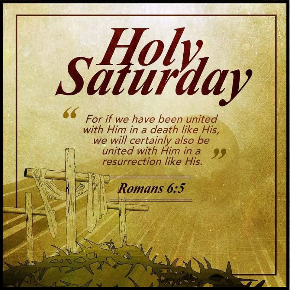 "Celebrating The Holiness of Holy Saturday" Wallpaper
