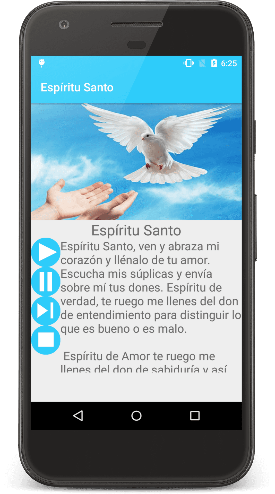 Holy Spirit Prayer Mobile App PNG