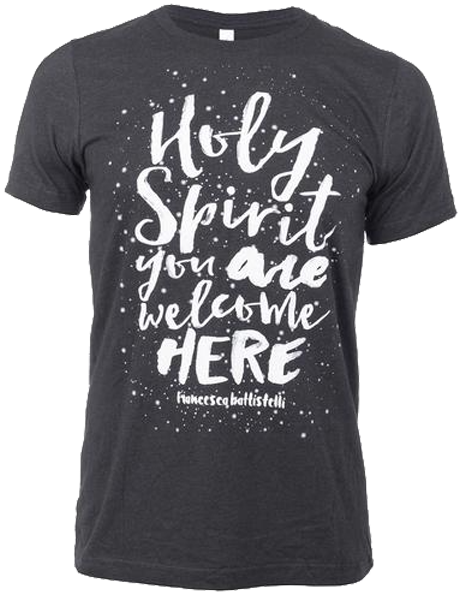 Download Holy Spirit Welcome Here Tshirt Design | Wallpapers.com