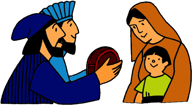 Holy_ Family_and_ Gift_ Bible_ Clipart PNG