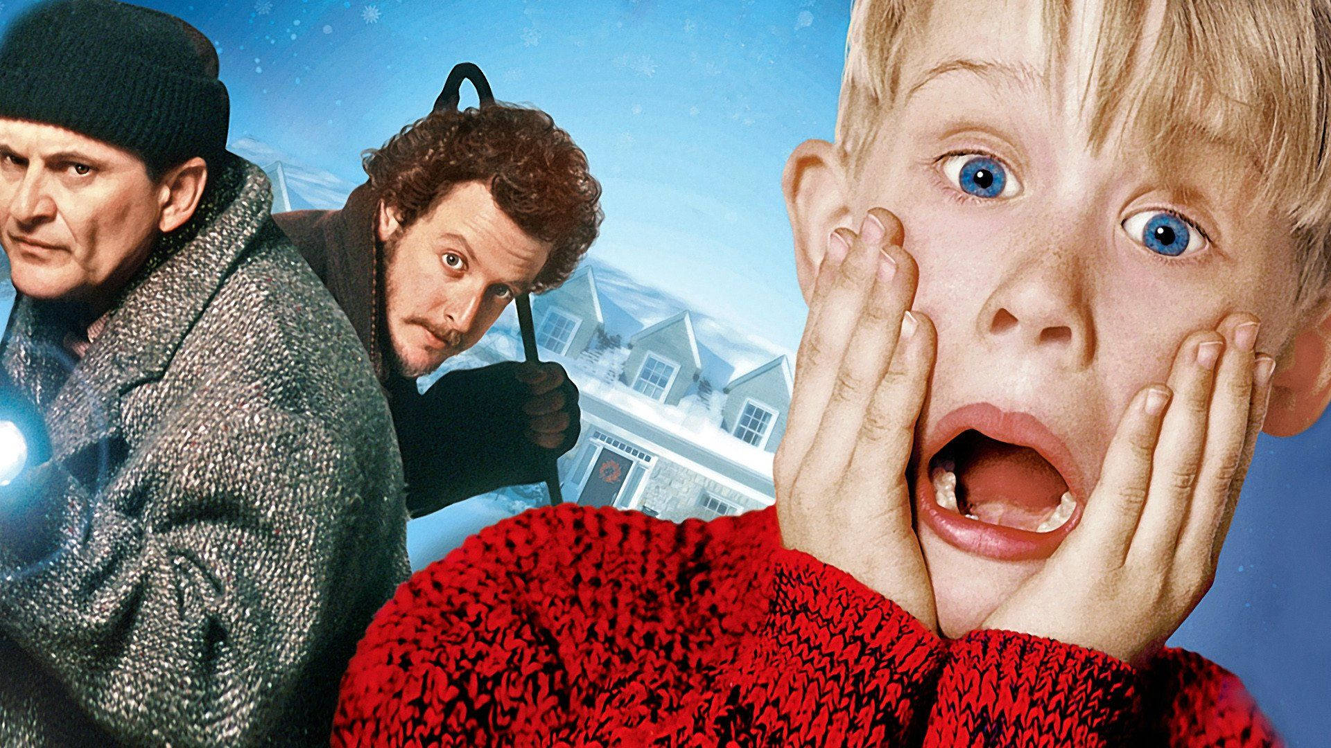 Home Alone Scared Kevin And Bandits Wallpaper