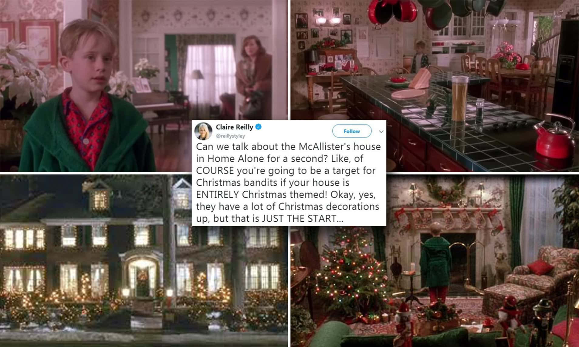 Kom i jule-humøret med Home Alone Zoom baggrund.