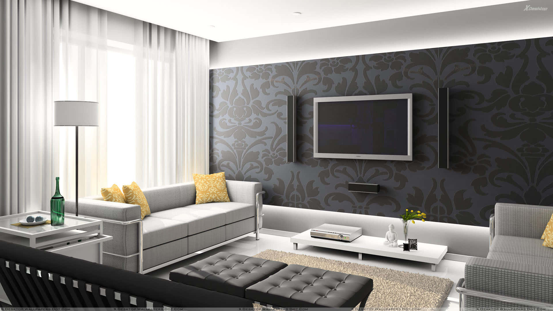 Enjoy Immersive High-Definition Audio and Visual Experiences with Home Cinema Wallpaper