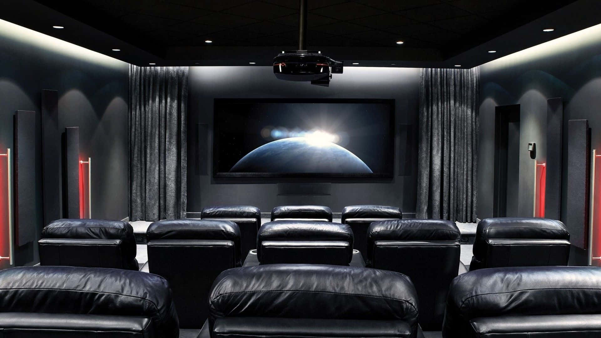 Enjoy your favorite movies in comfort with your own personalized Home Cinema! Wallpaper