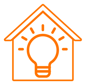 Home Energy Idea Icon PNG