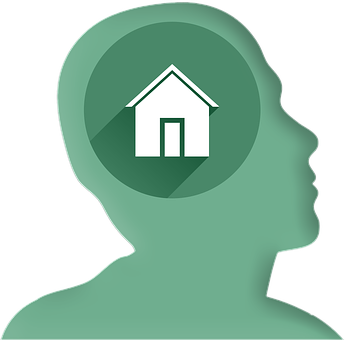 Home In Mind Concept Icon PNG