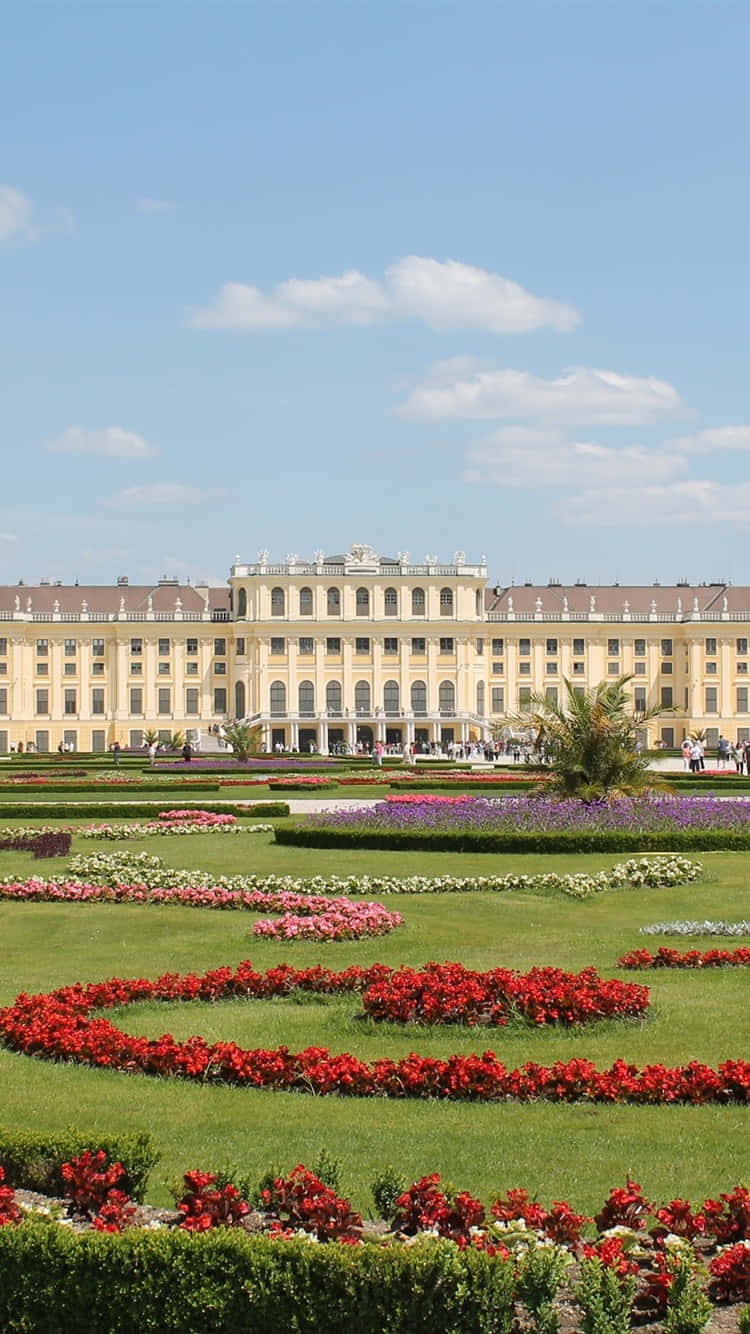 Home Of Royalty - The Splendid Schonbrunn Palace Wallpaper