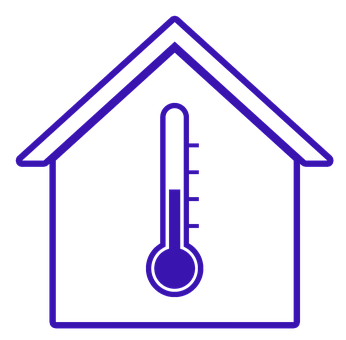 Home Thermometer Icon PNG